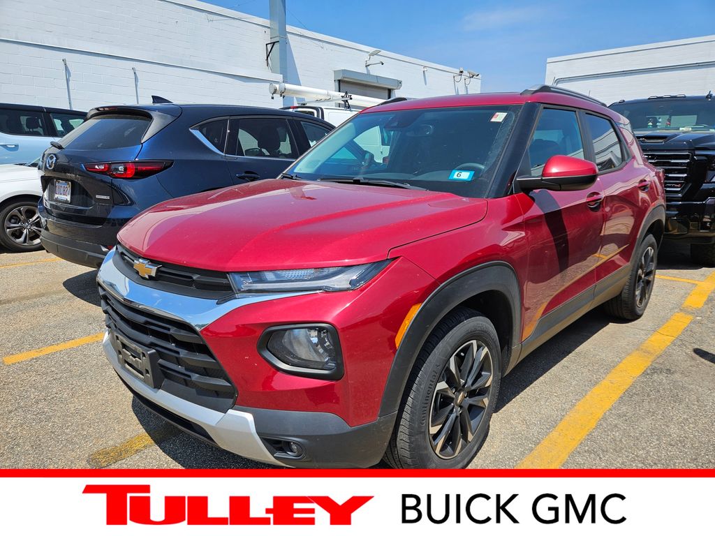 Scarlet Red Metallic 2021 Chevrolet Trailblazer LT AWD SUV / Crossover Four-Wheel Drive 9-Speed Automatic