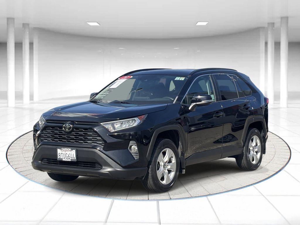 Midnight Black 2021 Toyota RAV4 XLE FWD SUV / Crossover Front-Wheel Drive 8-Speed Automatic