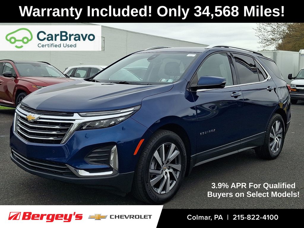 Blue Glow Metallic 2022 Chevrolet Equinox SUV / Crossover Front-Wheel Drive 6-Speed Automatic Overdrive