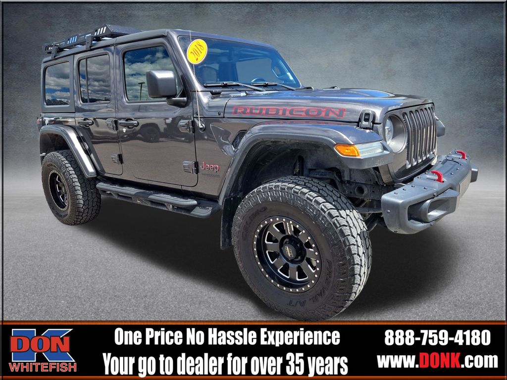 Gray (Granite Crystal Metallic Clearcoat) 2018 Jeep Wrangler Unlimited Rubicon 4WD SUV / Crossover Four-Wheel Drive 8-Speed Automatic