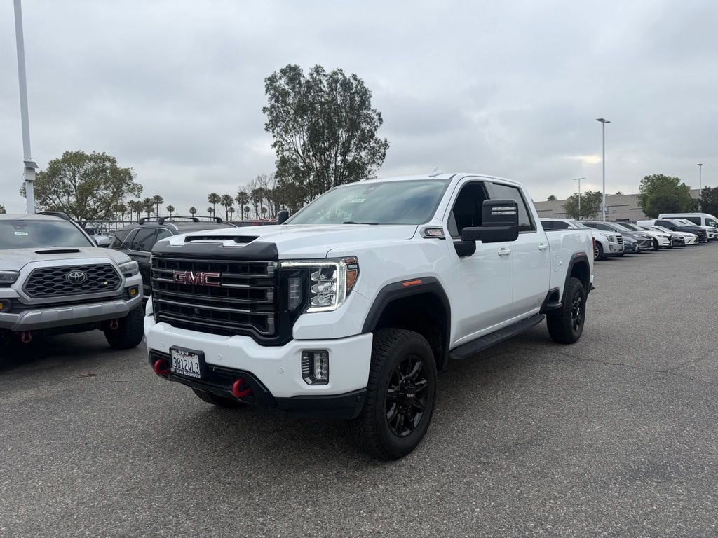Summit White 2022 GMC Sierra 2500HD Pickup Truck Four-Wheel Drive Automatic
