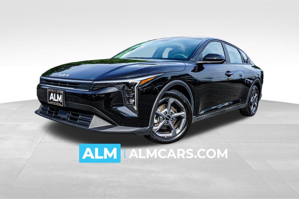 Aurora Black Pearl 2025 Kia K4 LXS FWD Sedan Front-Wheel Drive Continuously Variable Transmission