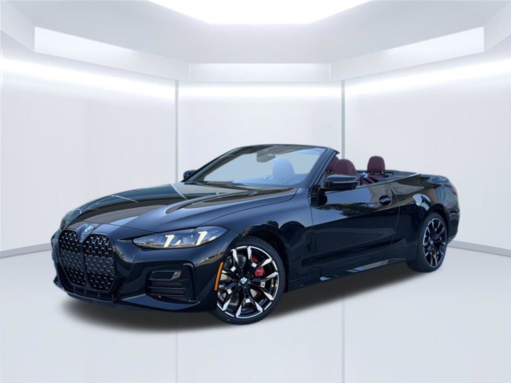 Black Sapphire Metallic 2026 BMW 4 Series Convertible Rear-Wheel Drive 8-Speed Automatic