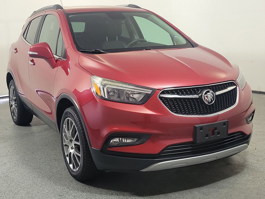 Winterberry Red Metallic 2017 Buick Encore Sport Touring AWD SUV / Crossover All-Wheel Drive 6-Speed Automatic Overdrive
