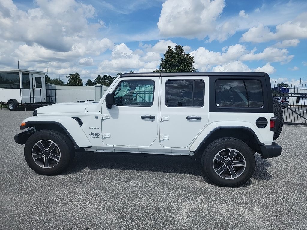 2023 White Jeep Wrangler Sahara 4X4 SUV