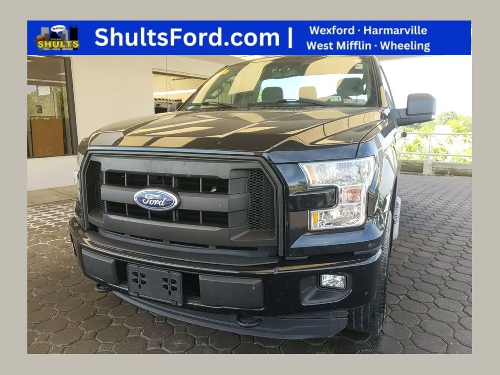 Shadow Black 2016 Ford F-150 XL 4WD Pickup Truck Four-Wheel Drive 6-Speed Automatic