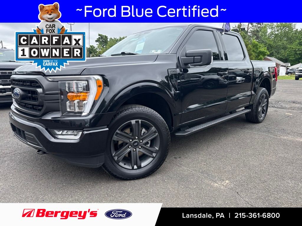 Black Metallic 2023 Ford F-150 Pickup Truck Four-Wheel Drive 10-Speed Automatic