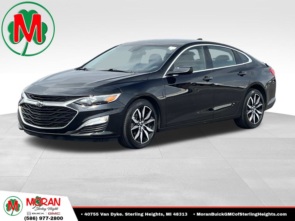 Black Metallic 2024 Chevrolet Malibu Sedan Front-Wheel Drive Continuously Variable Transmission