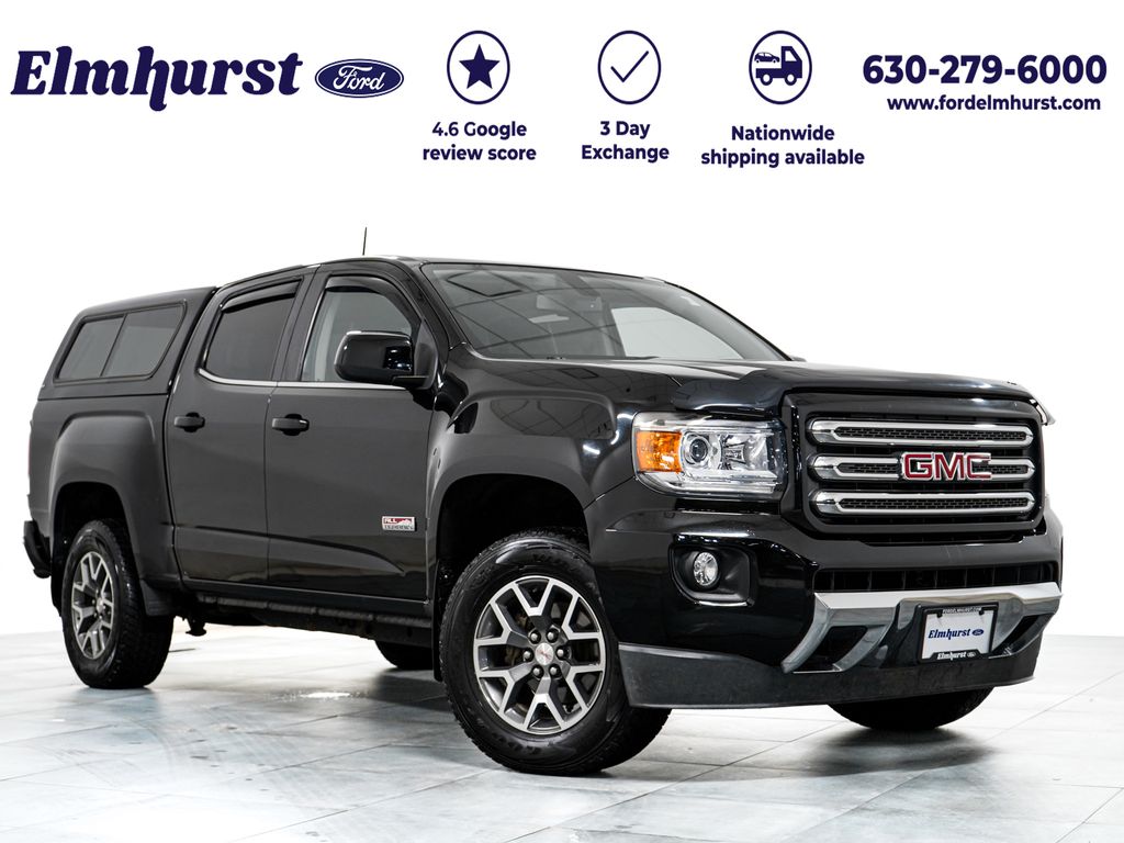 Onyx Black 2015 GMC Canyon Pickup Truck Four-Wheel Drive 6-Speed Automatic