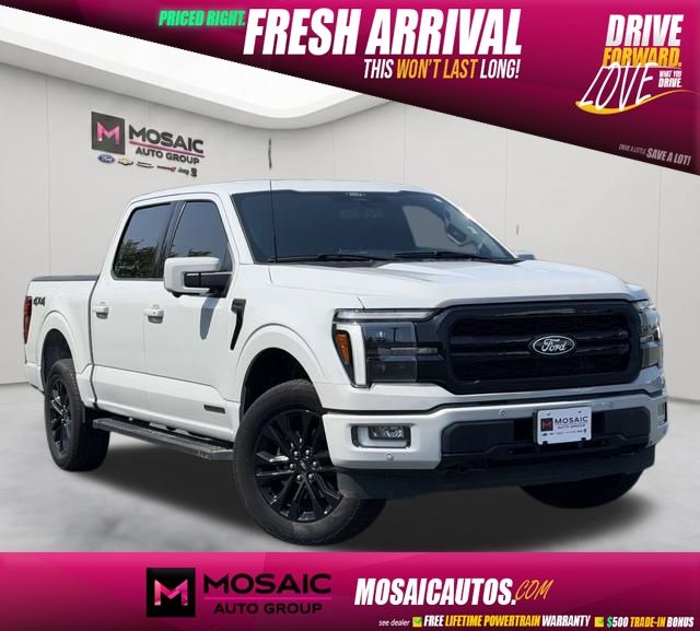 Gray 2024 Ford F-150 Pickup Truck Four-Wheel Drive Automatic