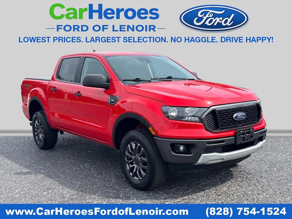 Race Red 2021 Ford Ranger XLT SuperCrew RWD Pickup Truck 4X2 Automatic