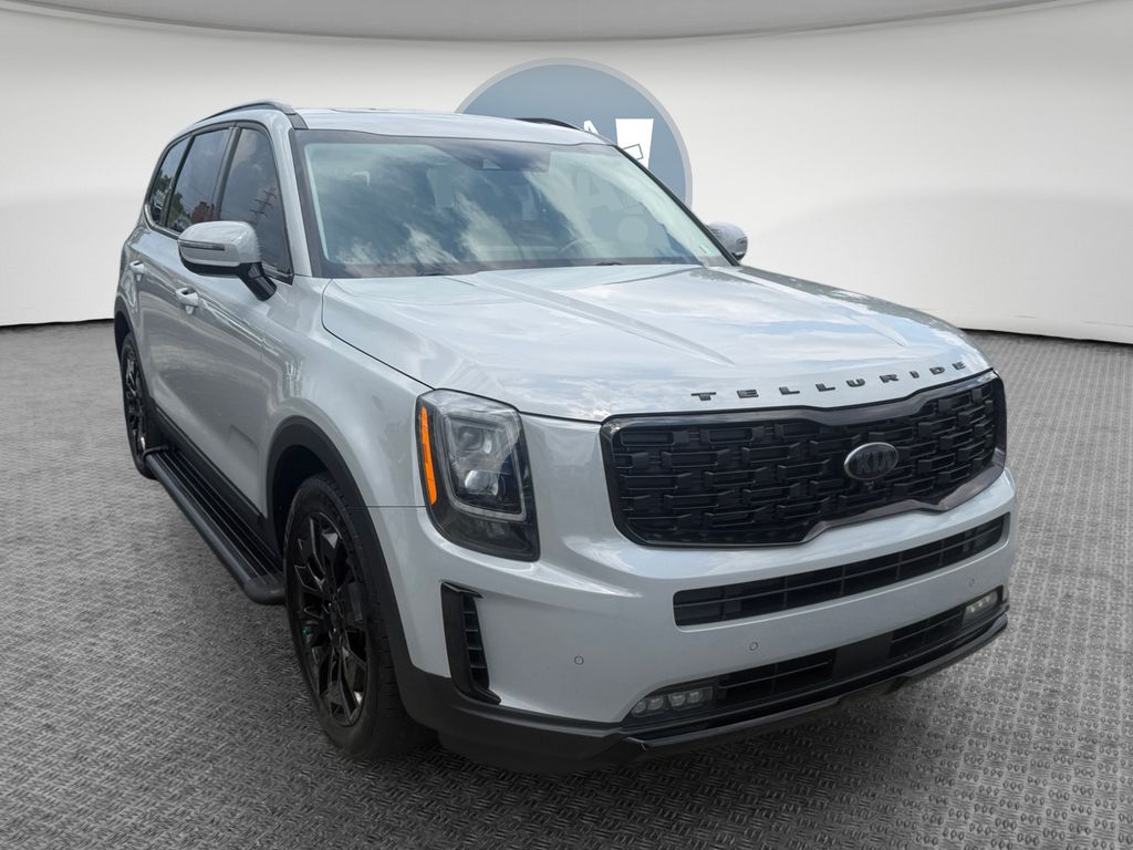 Wolf Gray 2021 Kia Telluride SUV / Crossover All-Wheel Drive 8-Speed Automatic