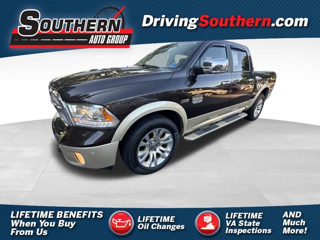 Luxury Brown Pearlcoat 2016 RAM 1500 Pickup Truck Four-Wheel Drive 8-Speed Automatic