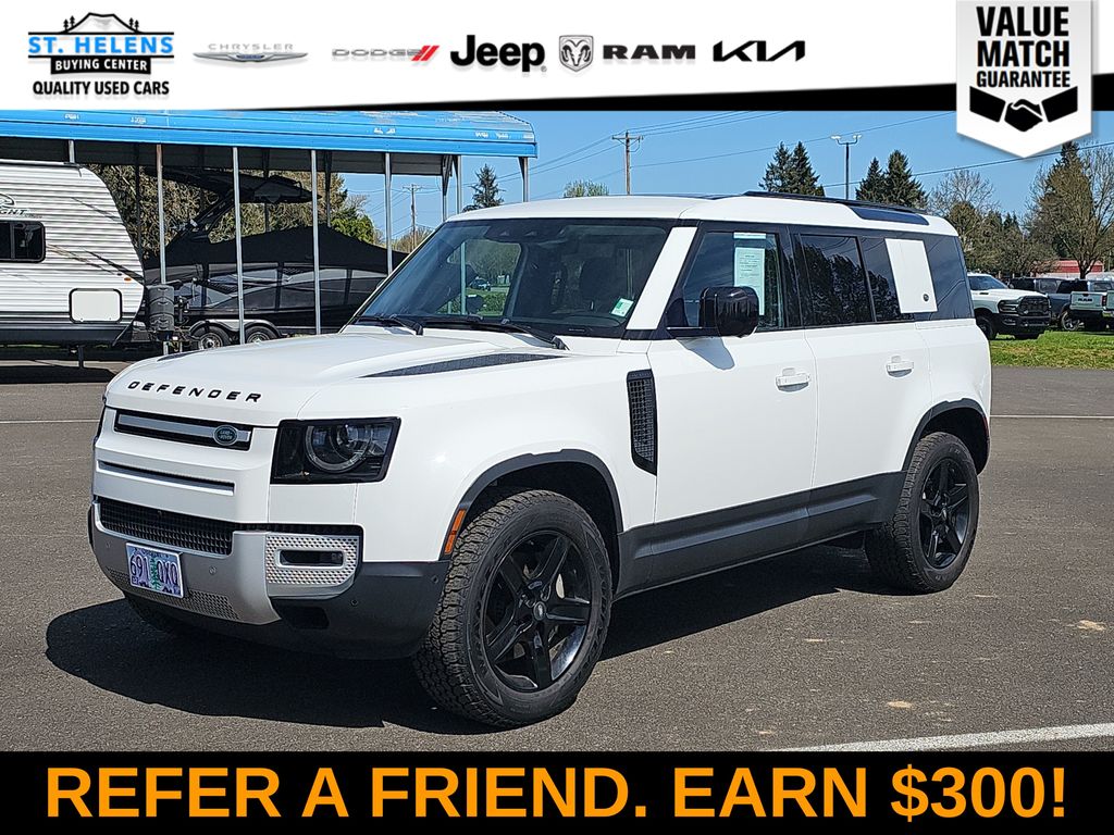 White 2020 Land Rover Defender 110 SE AWD SUV / Crossover All-Wheel Drive 8-Speed Automatic