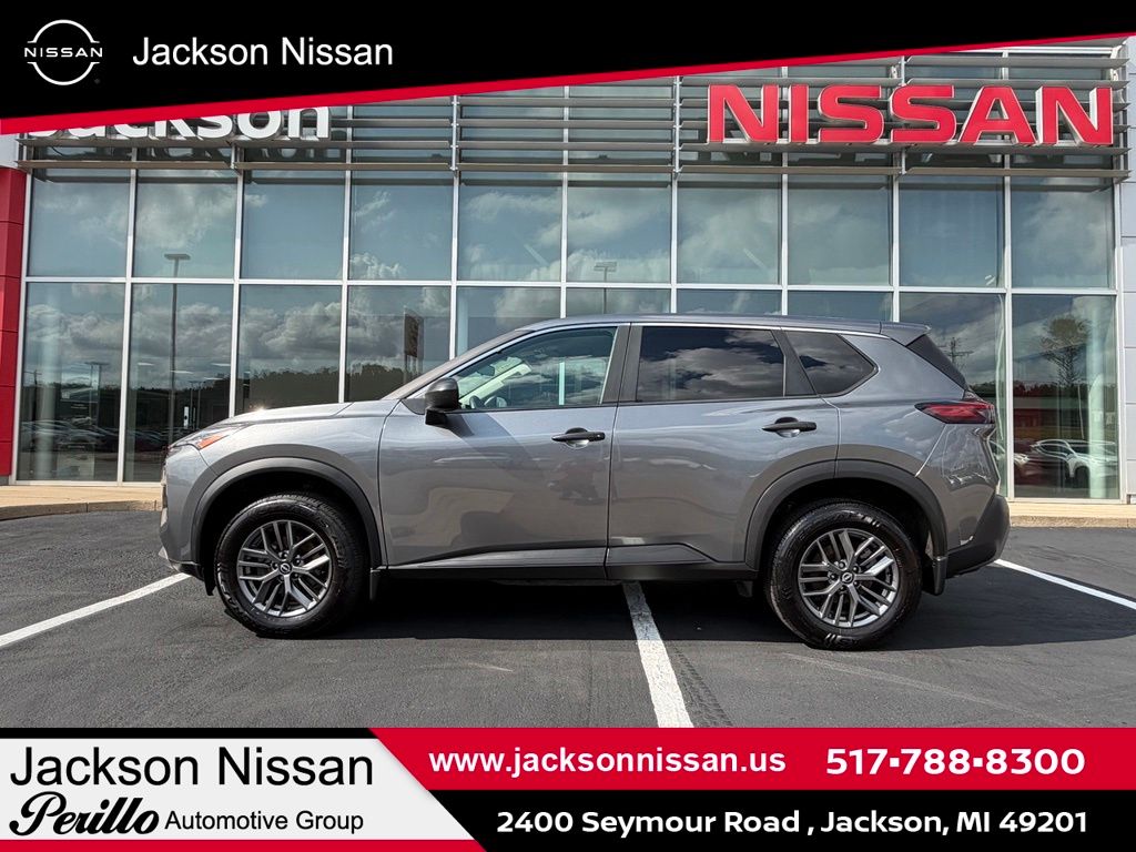 Gray (Gun Metallic) 2023 Nissan Rogue SUV / Crossover All-Wheel Drive Continuously Variable Transmission