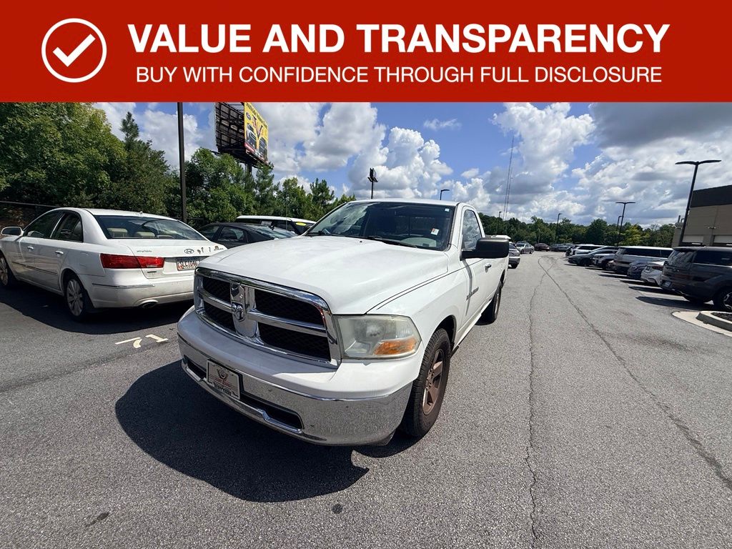 Bright White 2012 RAM 1500 Pickup Truck 4X2 6-Speed Automatic