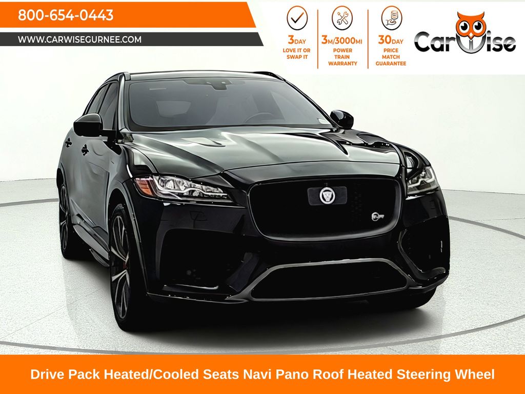 Black 2020 Jaguar F-PACE SUV / Crossover All-Wheel Drive 8-Speed Automatic