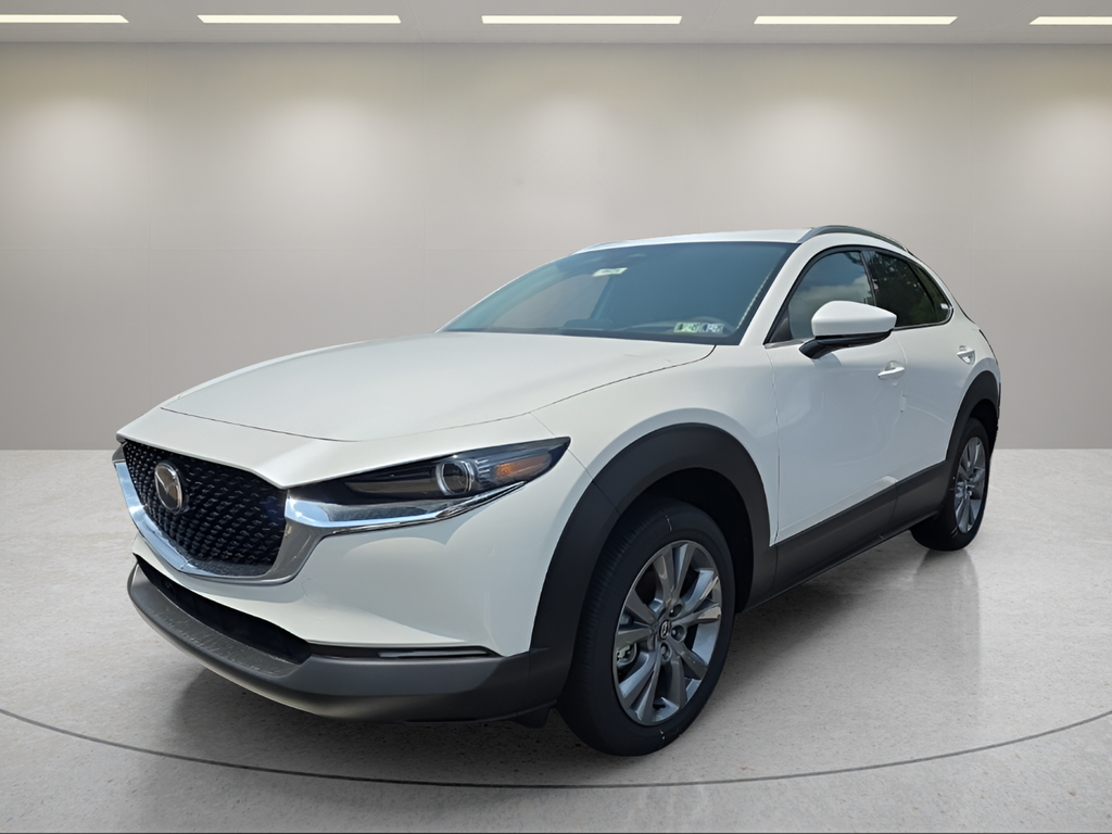 2025 Mazda CX-30 2.5 S Premium Package White at Rochrich Mazda