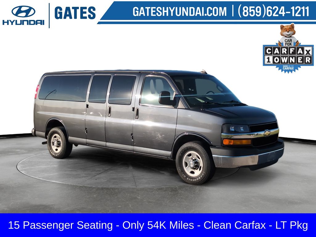 Cyber Gray Metallic 2016 Chevrolet Express Van Rear-Wheel Drive 6-Speed Automatic Overdrive