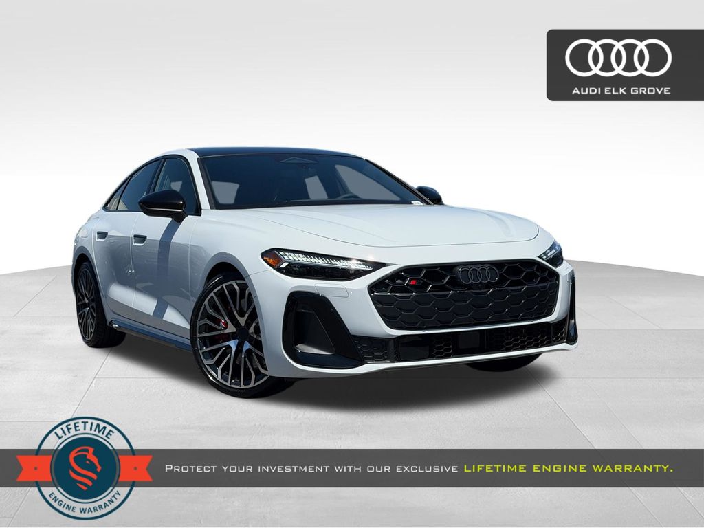 Glacier White Metallic 2026 Audi S5 Sedan All-Wheel Drive 7-Speed Automatic