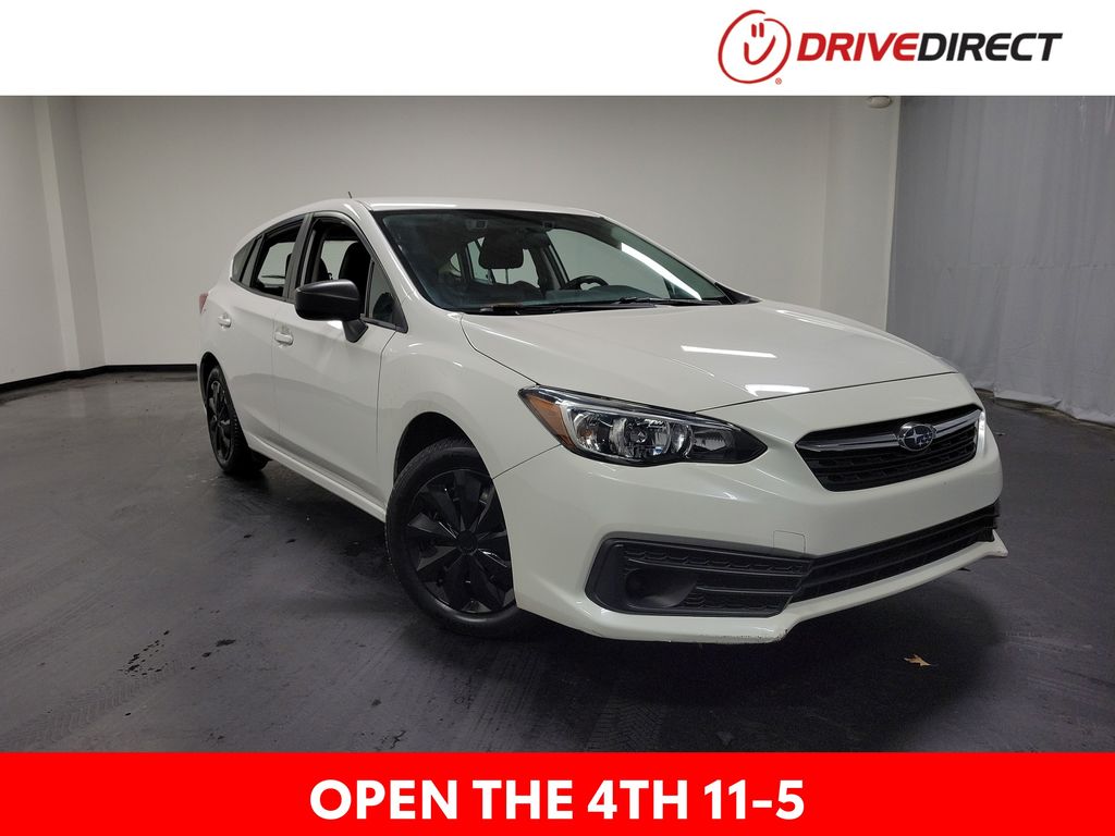 Crystal White Pearl 2022 Subaru Impreza Wagon All-Wheel Drive Continuously Variable Transmission