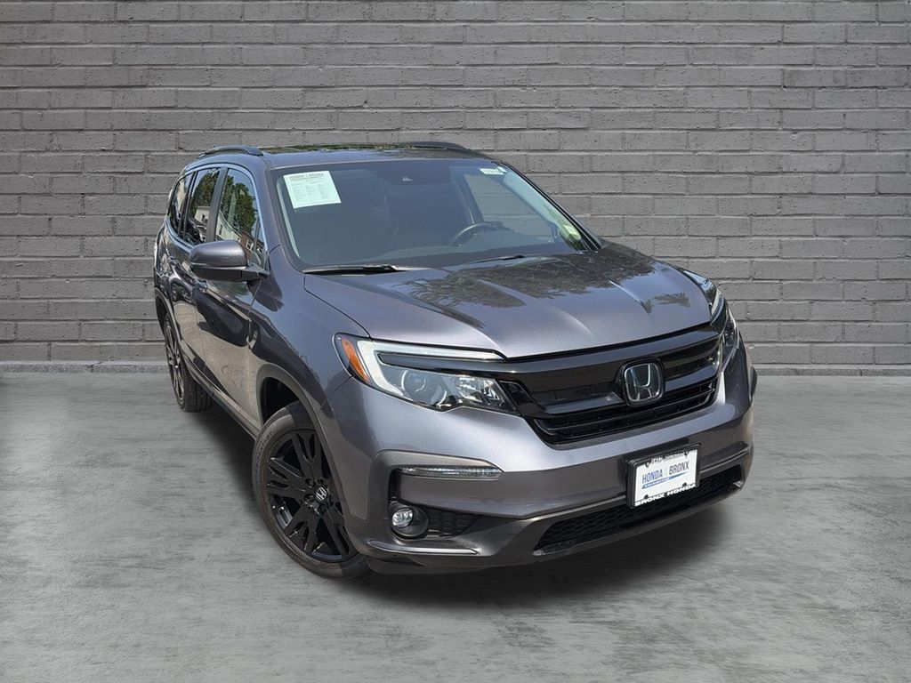 Gray (Modern Steel Metallic) 2022 Honda Pilot SUV / Crossover All-Wheel Drive 9-Speed Automatic