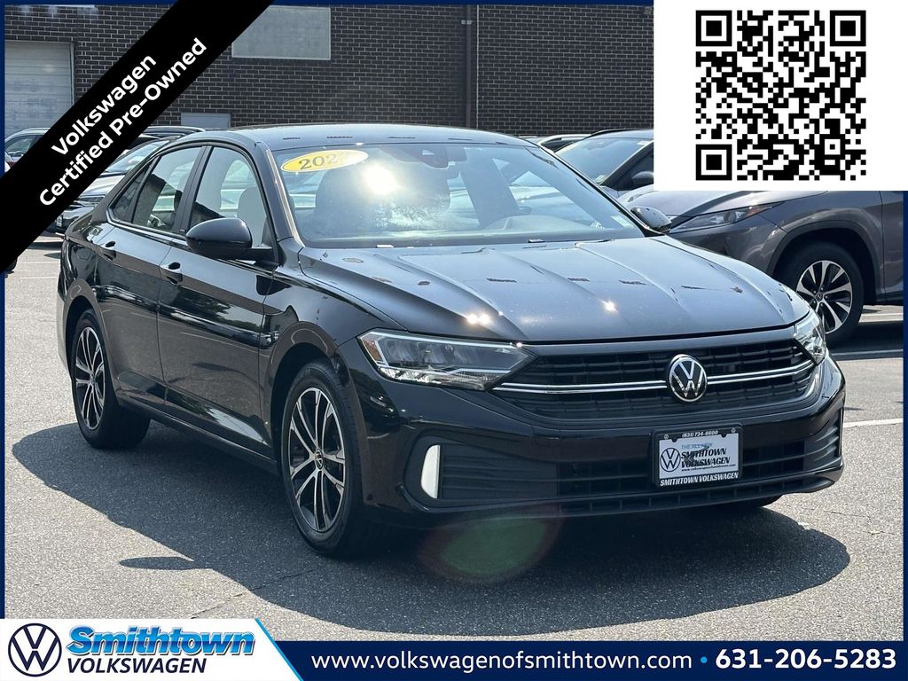 Black 2023 Volkswagen Jetta Sedan Front-Wheel Drive 8-Speed Automatic