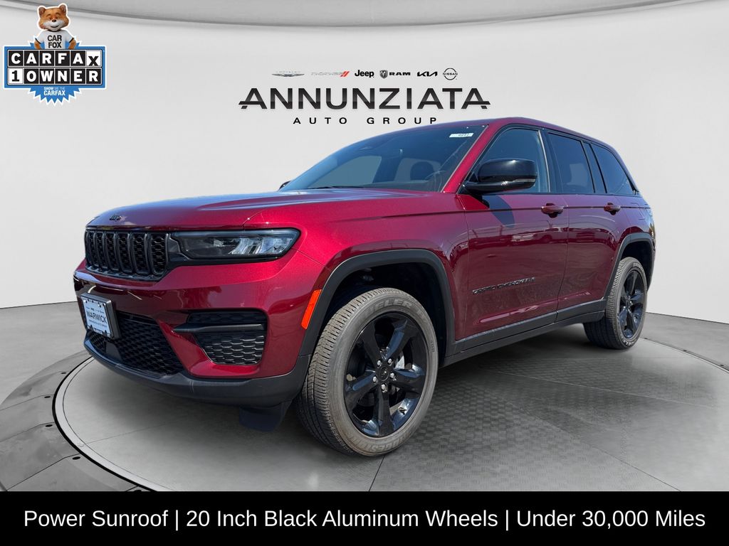 Velvet Red Pearlcoat 2023 Jeep Grand Cherokee SUV / Crossover Four-Wheel Drive 8-Speed Automatic