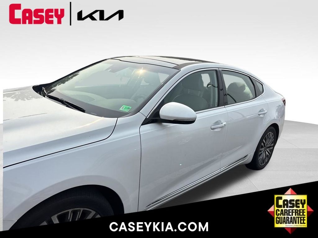 Snow White Pearl 2020 Kia Cadenza Sedan Front-Wheel Drive 8-Speed Automatic