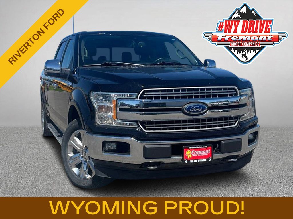Agate Black Metallic 2020 Ford F-150 Lariat SuperCrew LB 4WD Pickup Truck Four-Wheel Drive Automatic