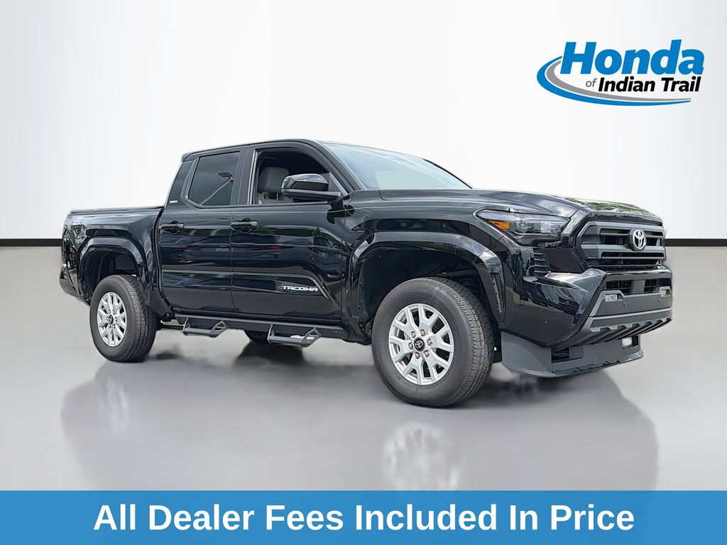 Black 2024 Toyota Tacoma Pickup Truck Four-Wheel Drive 8-Speed Automatic