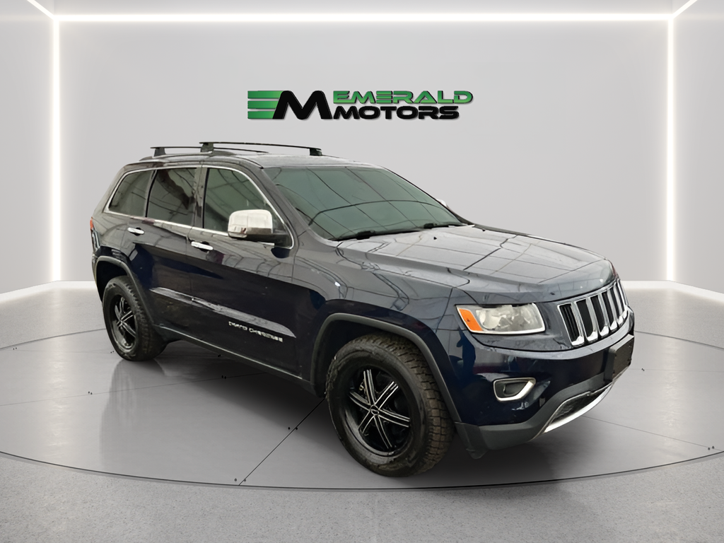 True Blue Pearlcoat 2015 Jeep Grand Cherokee SUV / Crossover Four-Wheel Drive 8-Speed Automatic