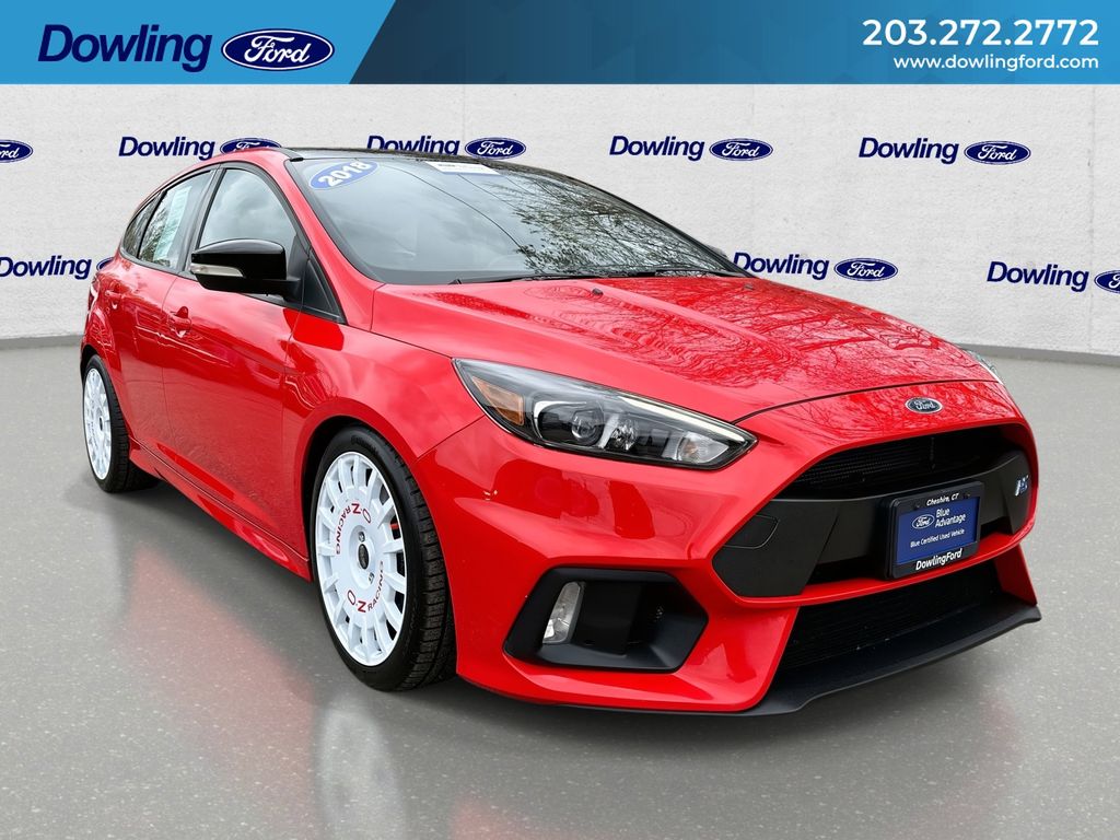 Race Red 2018 Ford Focus RS Hatchback Hatchback All-Wheel Drive 6-Speed Manual