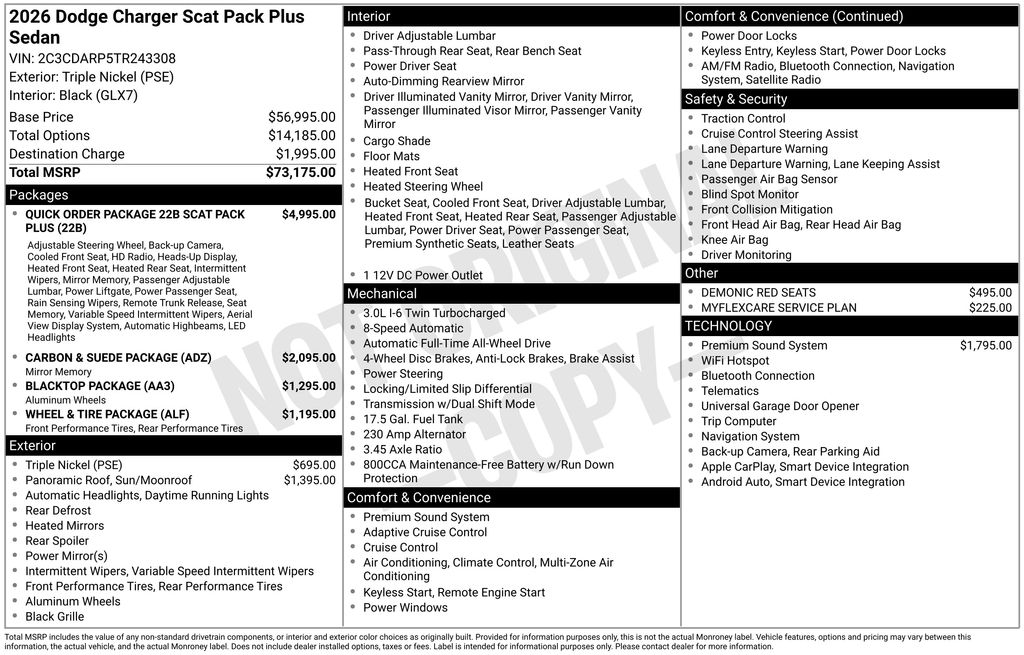 New 2026 Silver Dodge Scat Pack Plus image 4