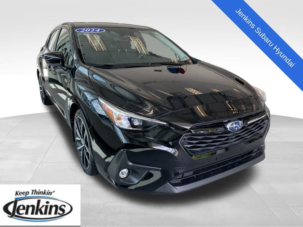 Crystal Black Silica 2024 Subaru Impreza Wagon All-Wheel Drive Continuously Variable Transmission