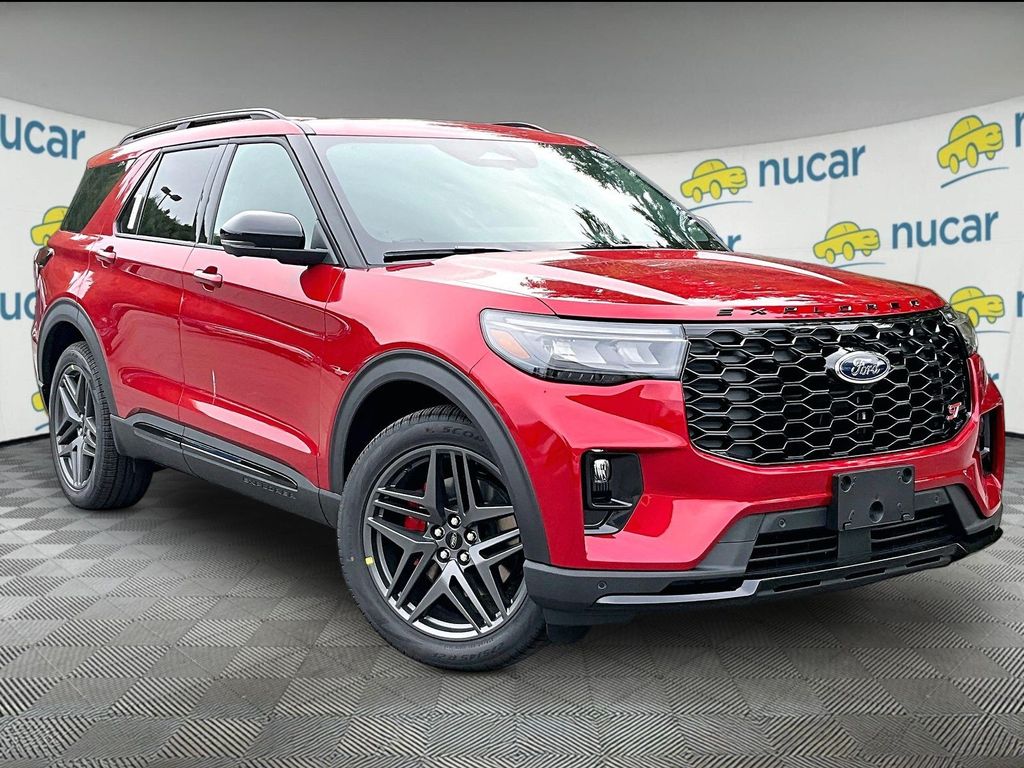 Rapid Red Metallic Tinted Clearcoat 2026 Ford Explorer SUV / Crossover All-Wheel Drive Automatic