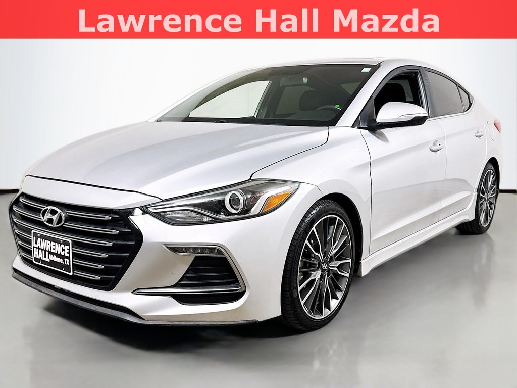 Symphony Air Silver 2018 Hyundai Elantra Sport FWD Sedan Front-Wheel Drive 7-Speed Automatic