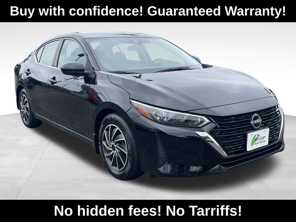 Super Black 2024 Nissan Sentra Sedan Front-Wheel Drive Continuously Variable Transmission