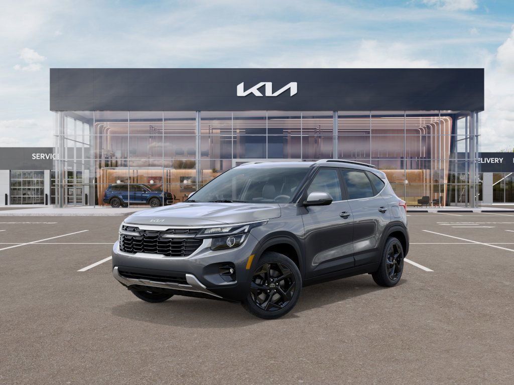 Steel Gray 2026 Kia Seltos SUV / Crossover All-Wheel Drive Continuously Variable Transmission