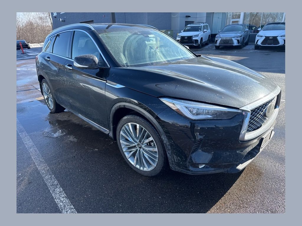 Black Obsidian 2024 INFINITI QX50 Sensory AWD SUV / Crossover All-Wheel Drive Continuously Variable Transmission