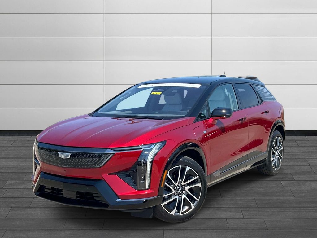 Radiant Red Tintcoat 2025 Cadillac OPTIQ Sport 1 AWD SUV / Crossover All-Wheel Drive 1-Speed Automatic