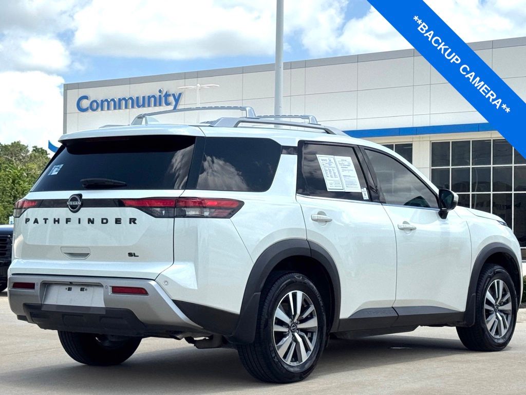 2023 Nissan Pathfinder SL White at Wharton Chevrolet GMC