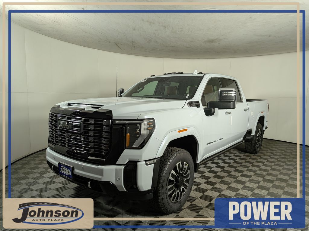 Glacier White Tricoat 2026 GMC Sierra 2500HD Pickup Truck Four-Wheel Drive Automatic