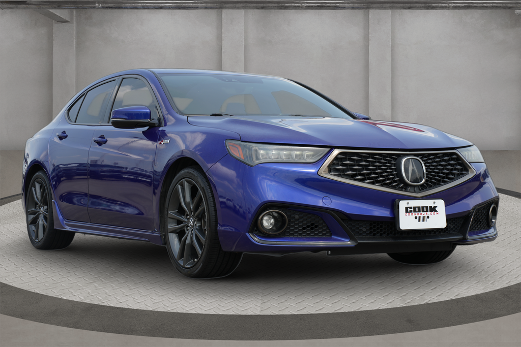 2019 Acura TLX 2.4L Technology Pkg w/A-Spec Pkg Blue at Emmons Autoplex