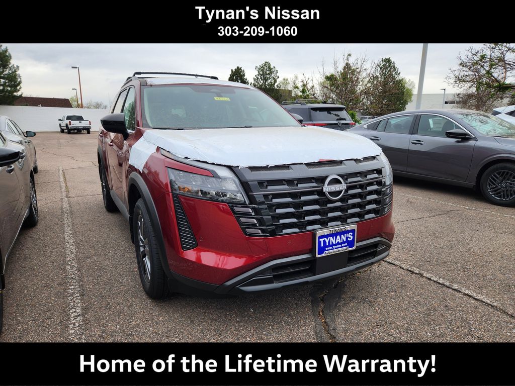 Red (Scarlet Ember Tintcoat) 2026 Nissan Pathfinder SV 4WD SUV / Crossover All-Wheel Drive 9-Speed Automatic