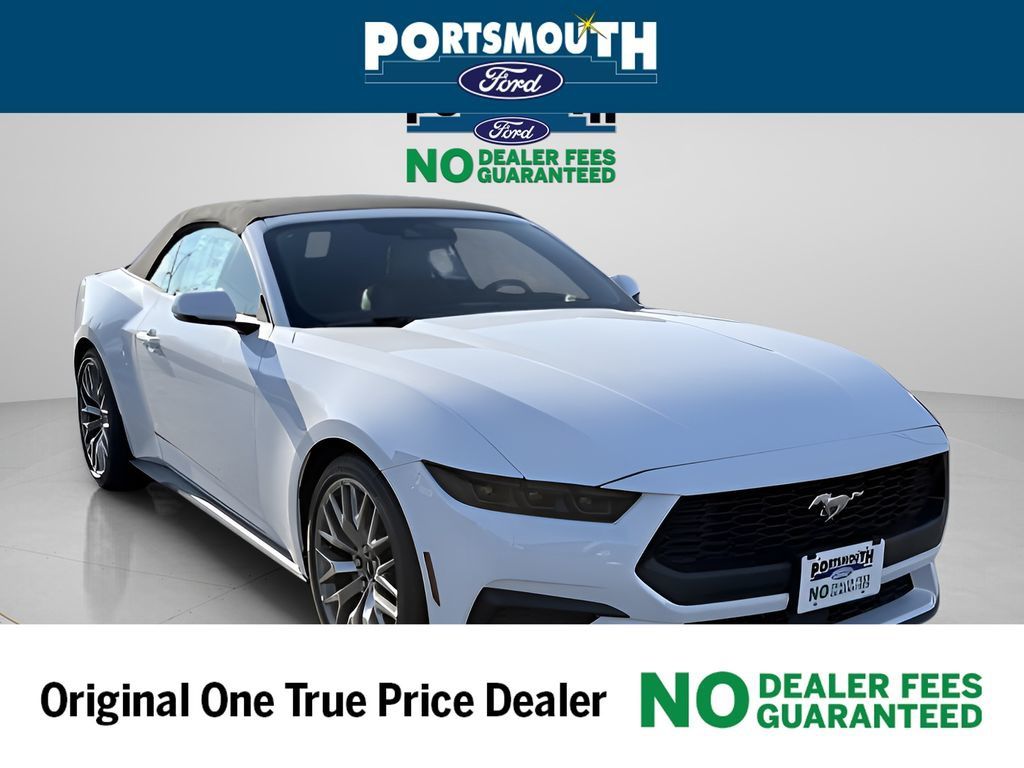 Oxford White 2026 Ford Mustang EcoBoost Premium Convertible RWD Convertible Rear-Wheel Drive Automatic