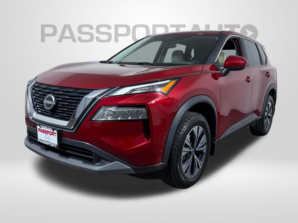 Red (Scarlet Ember Tintcoat) 2023 Nissan Rogue SV FWD SUV / Crossover Front-Wheel Drive Continuously Variable Transmission