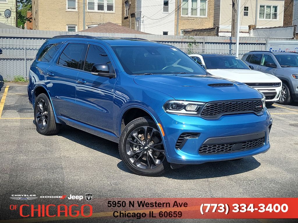Blue (Frostbite Pearlcoat) 2025 Dodge Durango SUV / Crossover All-Wheel Drive 8-Speed Automatic
