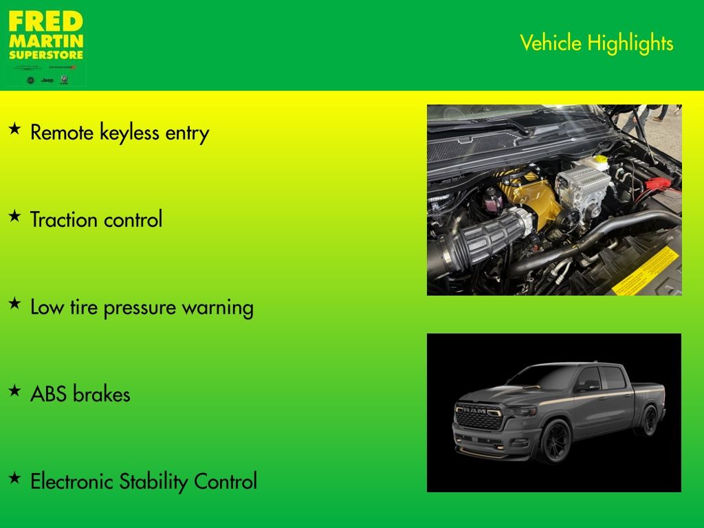 new 2026 Ram 1500 car, priced at $94,974
