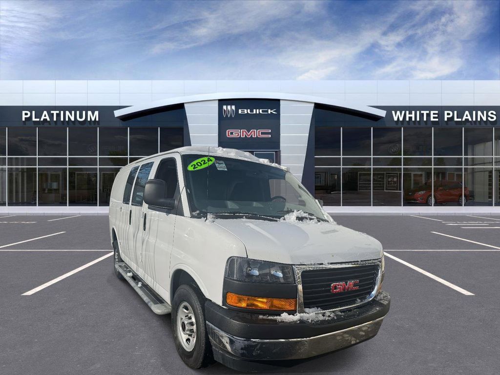 Summit White 2024 GMC Savana Cargo 2500 RWD Van Rear-Wheel Drive 8-Speed Automatic Overdrive